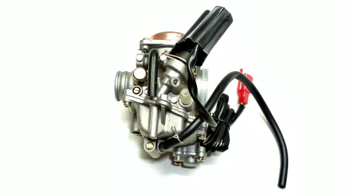 Karburátor 4T GY6 80ccm 4 ütemű kínai robogóhoz / KYMCO 4T / PEUGEOT V-CLICK 4T / RIEJU 4T (fém fedeles)