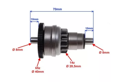 Bendix 4T GY6 50ccm, 4 ütemű kínai robogóhoz