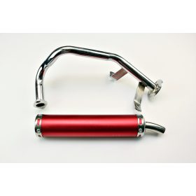 Kipufogó 4T RACING 6CM, 4 ütemű kínai robogóhoz