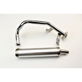 Kipufogó 4T RACING 6CM, 4 ütemű kínai robogóhoz