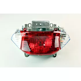   Lámpa hátsó 10"-os kerekű 4 ütemű kínai robogóhoz (áttetsző búrás)