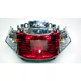   Lámpa hátsó 10"-os kerekű 4 ütemű kínai robogóhoz (áttetsző búrás)