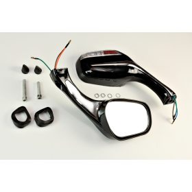 Tükör szett irányjelzős fekete univerzális