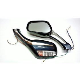 Tükör szett irányjelzős kék univerzális