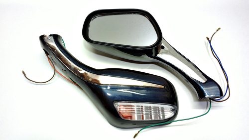 Tükör szett irányjelzős kék univerzális