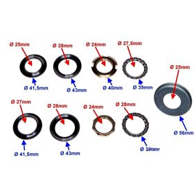   Kormány felújító készlet 4T GY6 10"-os kerekű 4 ütemű kínai robogóhoz