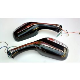 Tükör szett irányjelzős zöld univerzális