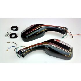 Tükör szett irányjelzős zöld univerzális