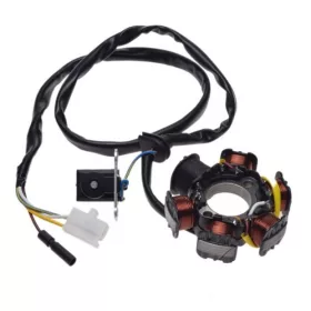   Gyújtás alaplap állórész PEUGEOT 50 TKR / TREKKER / SPEEDFIGHT / VIVACITY 2T / BUXY / XFIGHT / ELYSEO / LOOXOR / PGO 50 BIG MAX