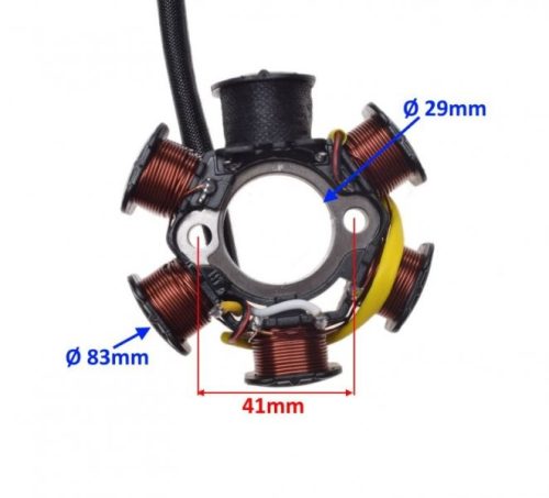 Gyújtás alaplap állórész PEUGEOT 50 TKR / TREKKER / SPEEDFIGHT / VIVACITY 2T / BUXY / XFIGHT / ELYSEO / LOOXOR / PGO 50 BIG MAX