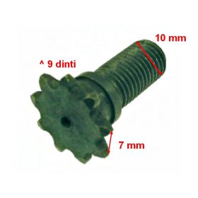   Lánckerék első 9 fogas (vékony láchoz) 10-es menetes Pocket Bike