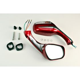 Tükör szett irányjelzős piros univerzális