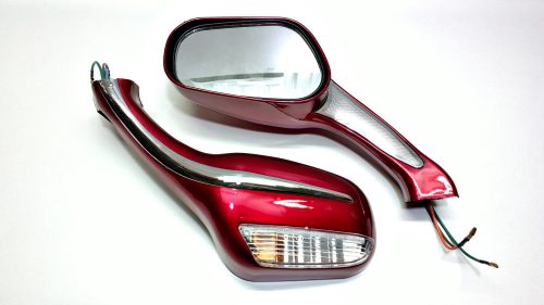 Tükör szett irányjelzős piros univerzális