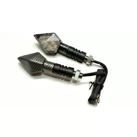 Index szett LED-es karbon ROMB