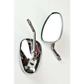 Tükör szett króm ovál 10mm