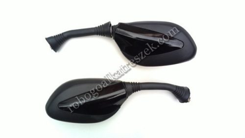 Tükör szett fekete betétes 8mm