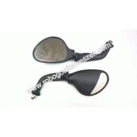 Tükör szett fehér betétes 10mm