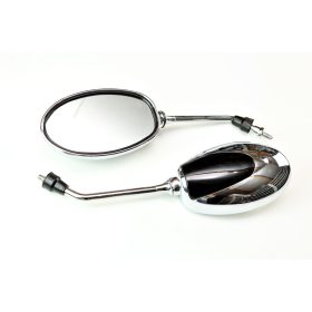 Tükör szett króm ovál 8mm