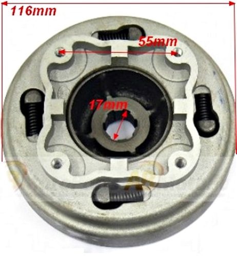 Kuplung 110-125ccm váltós (2 lamellás / 18 fogas)