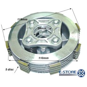 Kuplung CG125-150 (73 fogas)