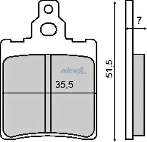 Fékbetét APRILIA TUAREG RMS 0120