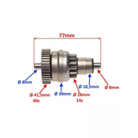   Bendix Aprilia 125 / Derbi 125-200 / Gilera 125-200 / Piaggio 125-200 14/40 fogas