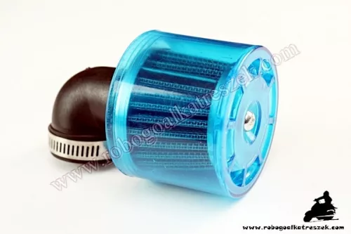 Levegőszűrő sport 32mm vízhatlan 90 fokos