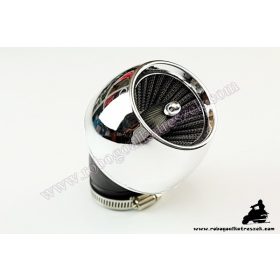 Levegőszűrő sport króm 42mm 45 fokos