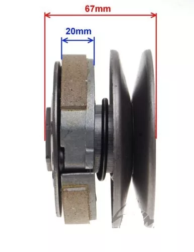 Kuplung szerkezet CPI 112mm / Yamaha JOG 90