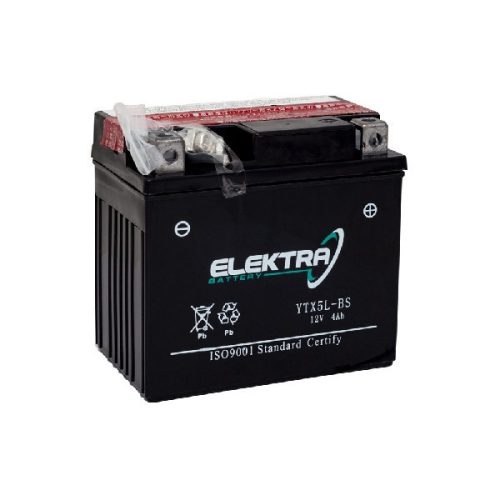 Akkumulátor ELEKTRA  4AH (5AH) ETX5L-BS RMS 0040