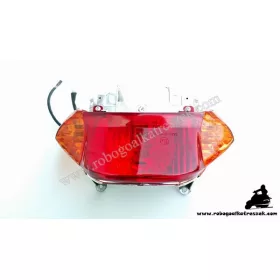   Lámpa hátsó 10"-es kerekű 4 ütemű kínai robogóhoz (narancssárga búrás)