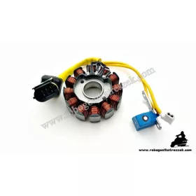   Gyújtás alaplap állórész PIAGGIO 125 FLY, LIBERTY, VESPA LX, VESPA S 2007>, X8 2004>, X9 2003>, TYPHOON 2010> / APRILIA 125 SPORT-CITY 2008>, SR-MOTARD 2012> / GILERA 125 RUNNER 2005>