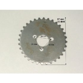Vezérmű fogaskerék 32 fogas
