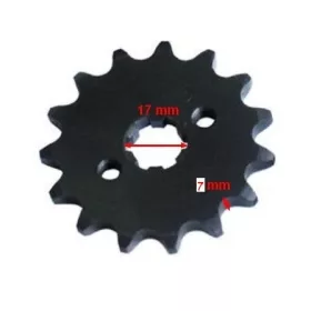 Lánckerék első 428 16 fogas 14/17mm-es tengelyre