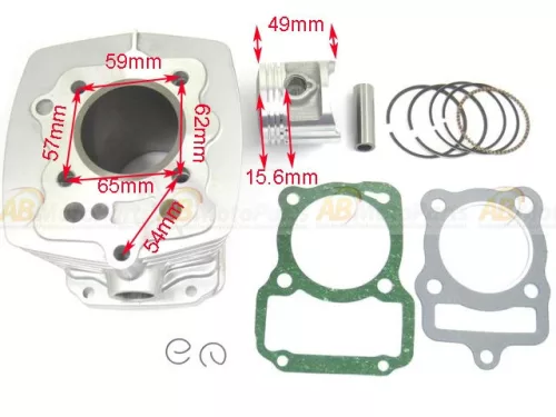 Hengerszett CG125 56.5mm