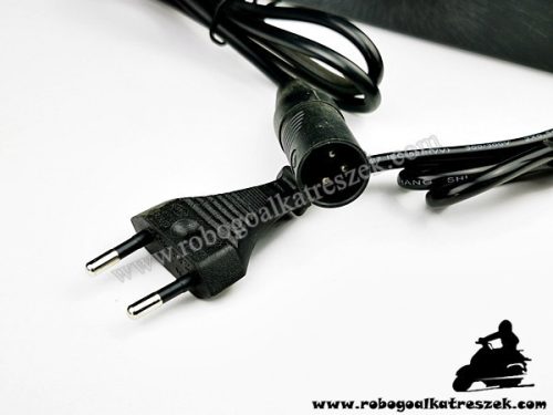 Elektromos kerékpár töltő SLA 24V 5A három pólusú papa csatlakozóval