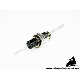   Három pólusú akkumulátor töltődugó - elektromos kerékpárhoz