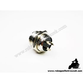   Három pólusú akkumulátor töltőajlzat - elektromos kerékpárhoz