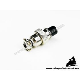   Négy pólusú akkumulátor töltőaljzat - elektromos kerékpárhoz