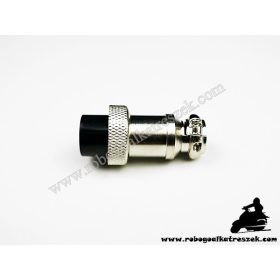   Három pólusú akkumulátor töltőajlzat - elektromos kerékpárhoz