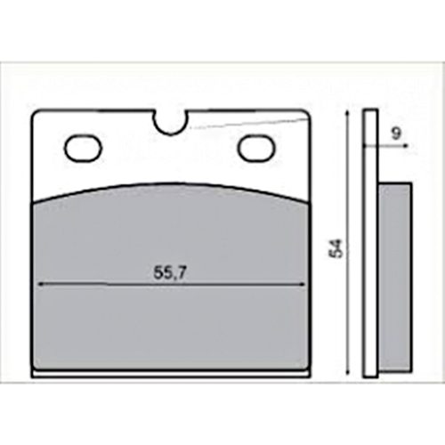 Fékbetét KEVLAR RMS 1291