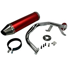   Kipufogó 4T RACING GY6 10"-es kerekű 50-80ccm robogóhoz