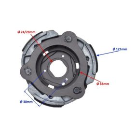 Kuplung pofa Suzuki Burgman 125-150cc 2007-2013