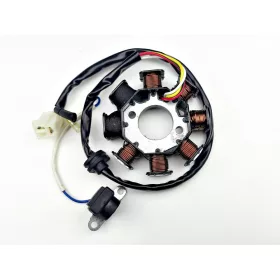   Gyújtás alaplap állórész 4T GY6 50-80ccm 8 tekercses, 4 ütemű kínai robogóhoz TIP II.