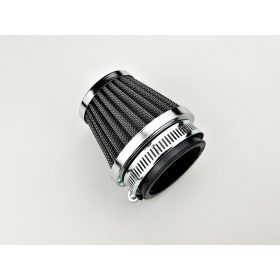 Levegőszűrő sport króm egyenes 48mm