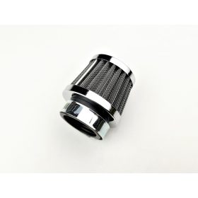 Levegőszűrő sport króm egyenes 35mm