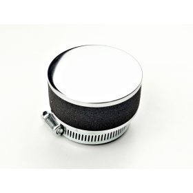 Levegőszűrő sport króm egyenes 46mm