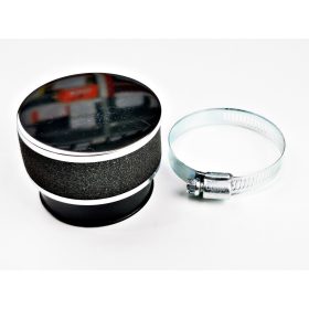 Levegőszűrő sport króm egyenes 54mm