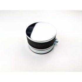 Levegőszűrő sport króm egyenes 60mm