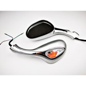 Tükör szett irányjelzős szürke 8mm TIP 2